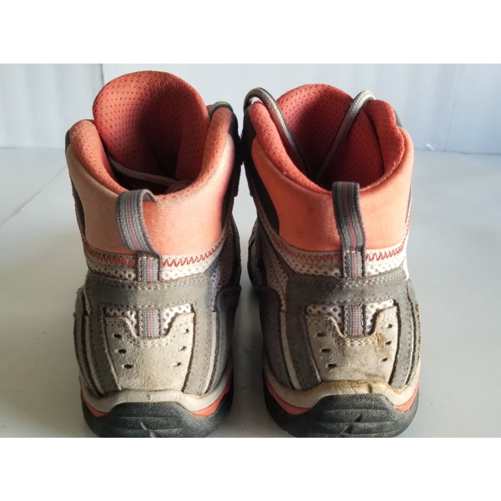 Vintage ASOLO Athena Womens Lace Up Hiking Boots Pink Gray US 9 Boots Women Hiking Waterproof Arch Support Grey Pink Size US 9 / IT 39 - 3 Thumbnail