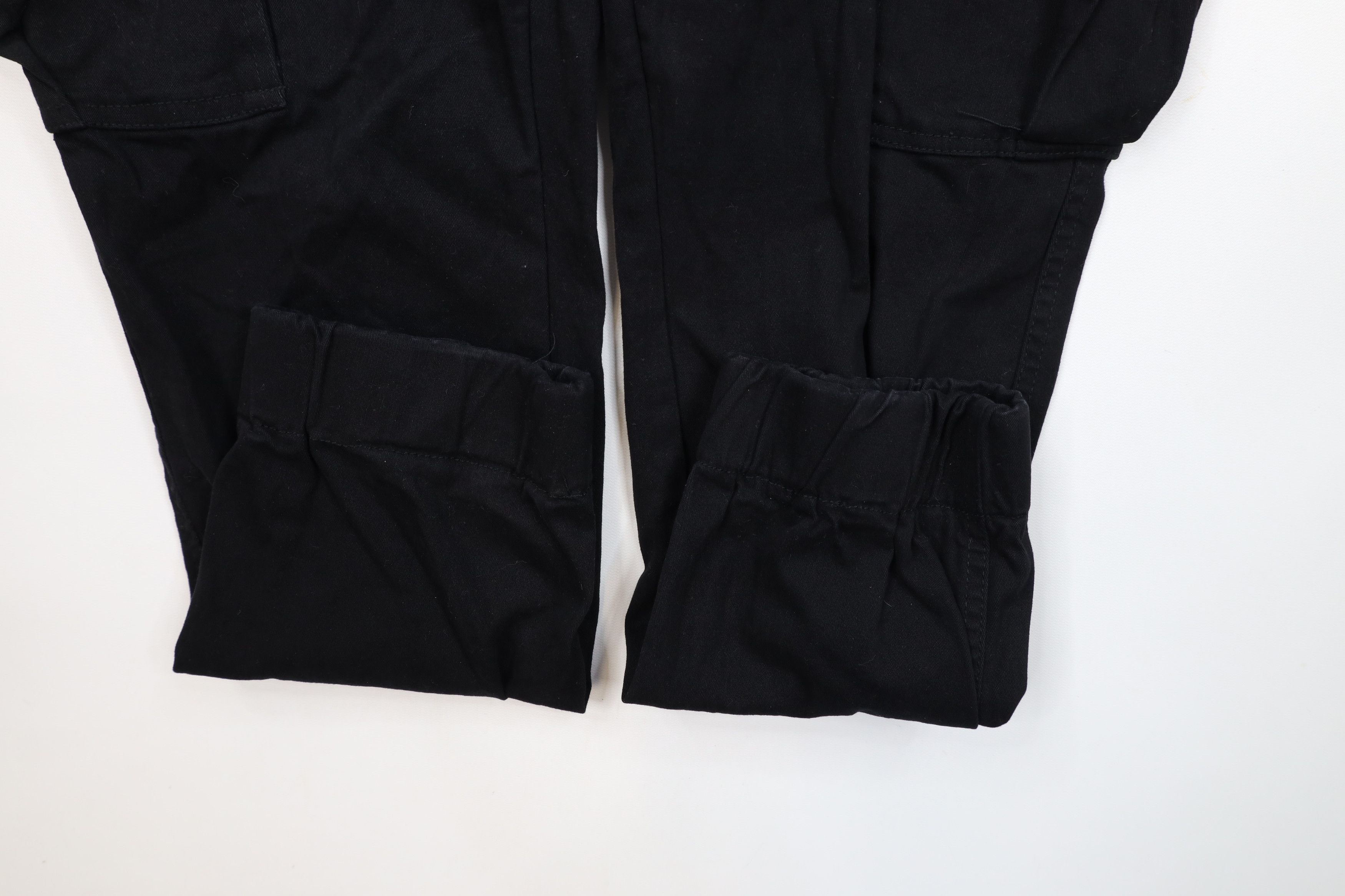 Vintage × WeSC WESC Streetwear Cuffed Cargo Joggers Jogger Pants Black Size US 36 / EU 52 - 9 Thumbnail