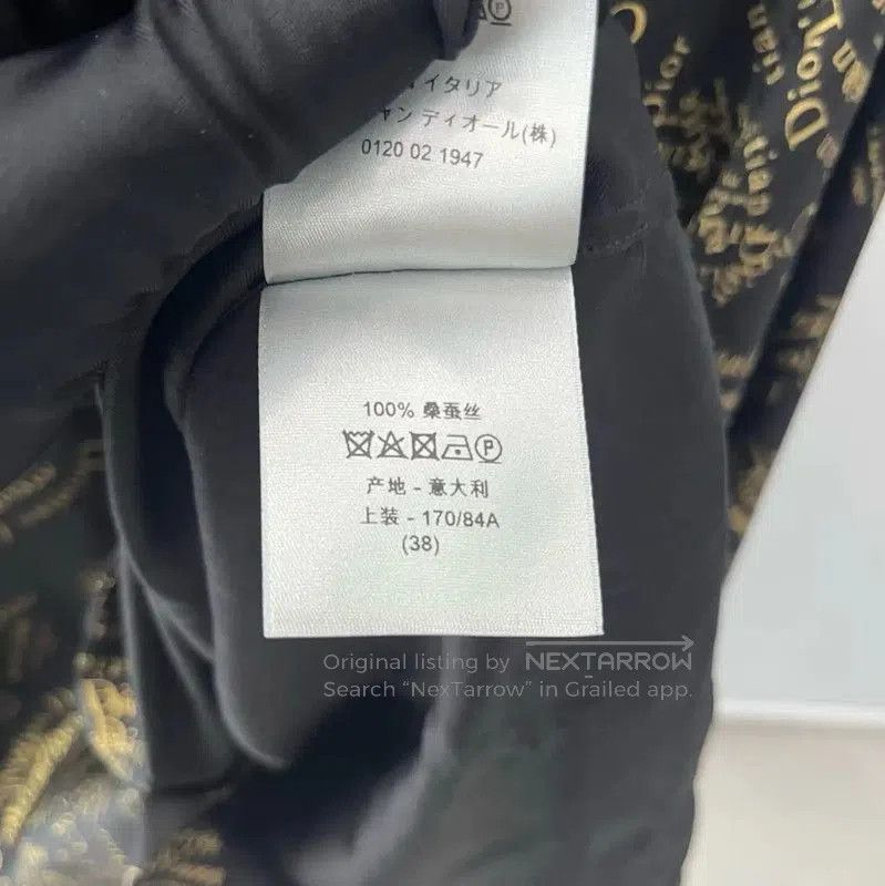 Dior Dior Black Silk Long Sleeve Shirt . Size US M / EU 48-50 / 2 - 5 Thumbnail