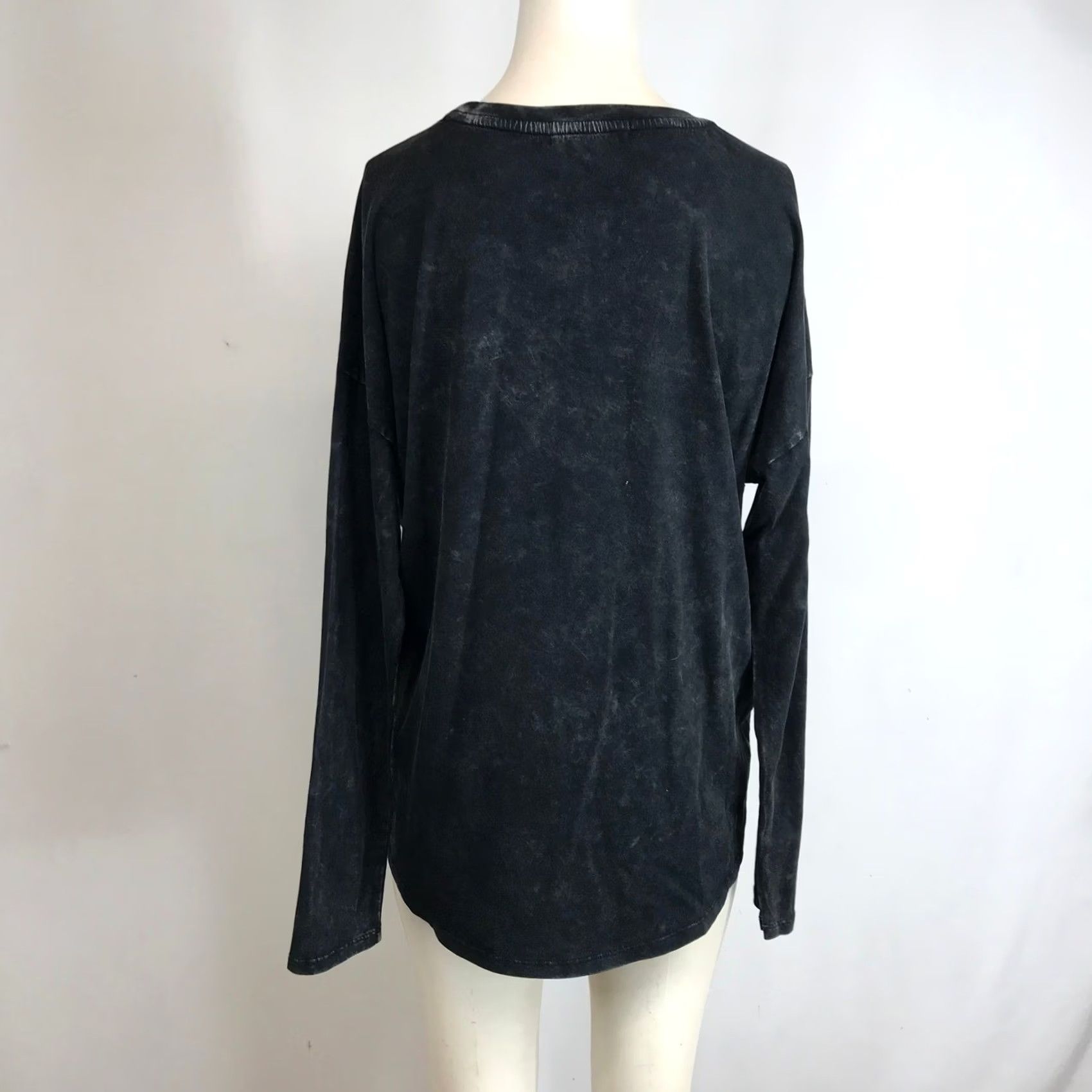 Denime Rock & Roll Denim Women Small Black Bronc Rider Graphic Long Sleeve Size S / US 4 / IT 40 - 5 Thumbnail