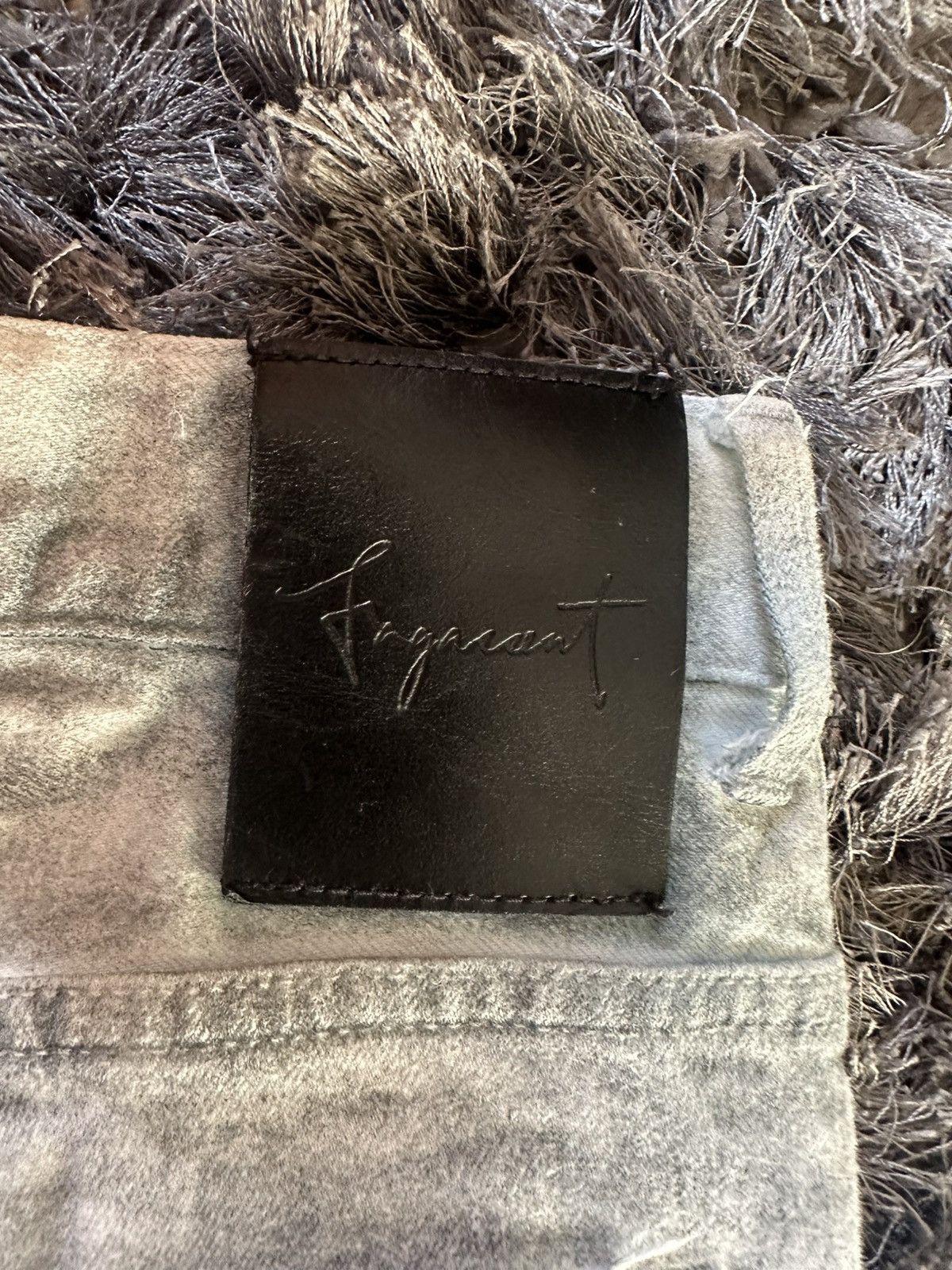 Fagassent Toshiki Aoki Fagassent White Acid Wash Distressed Denim Size US 29 - 8 Thumbnail