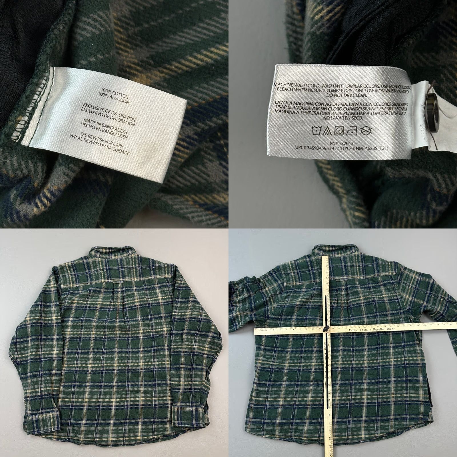 Vintage Woolrich Brawny Shirt Mens 2XL Green Plaid Heavyweights Pockets Workwear Shacket Size US XXL / EU 58 / 5 - 8 Thumbnail
