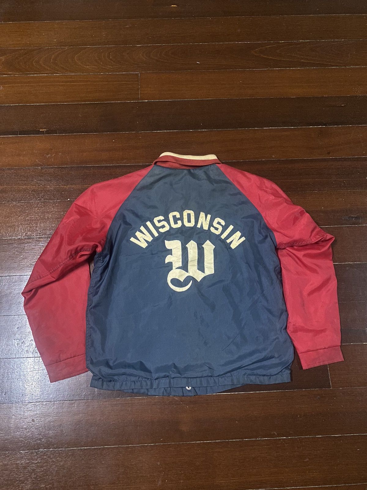 Sugar Cane Vtg Sugar Cane Style Eye wisconsin Embroidery Varsity Jacket Size US XL / EU 56 / 4 - 1 Thumbnail