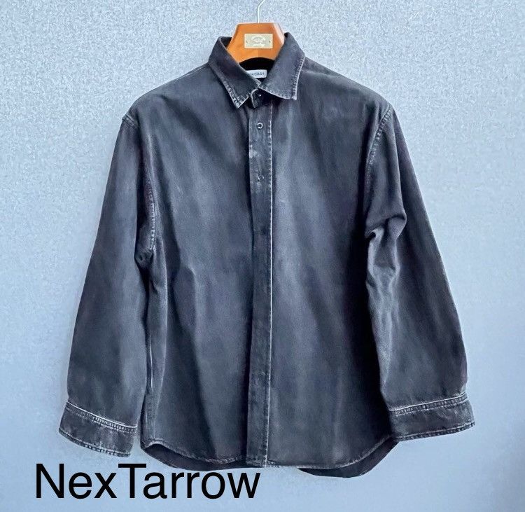 Balenciaga Balenciaga loose slimming denim shirt2412-Nextarrow Size US S / EU 44-46 / 1 - 1 Thumbnail