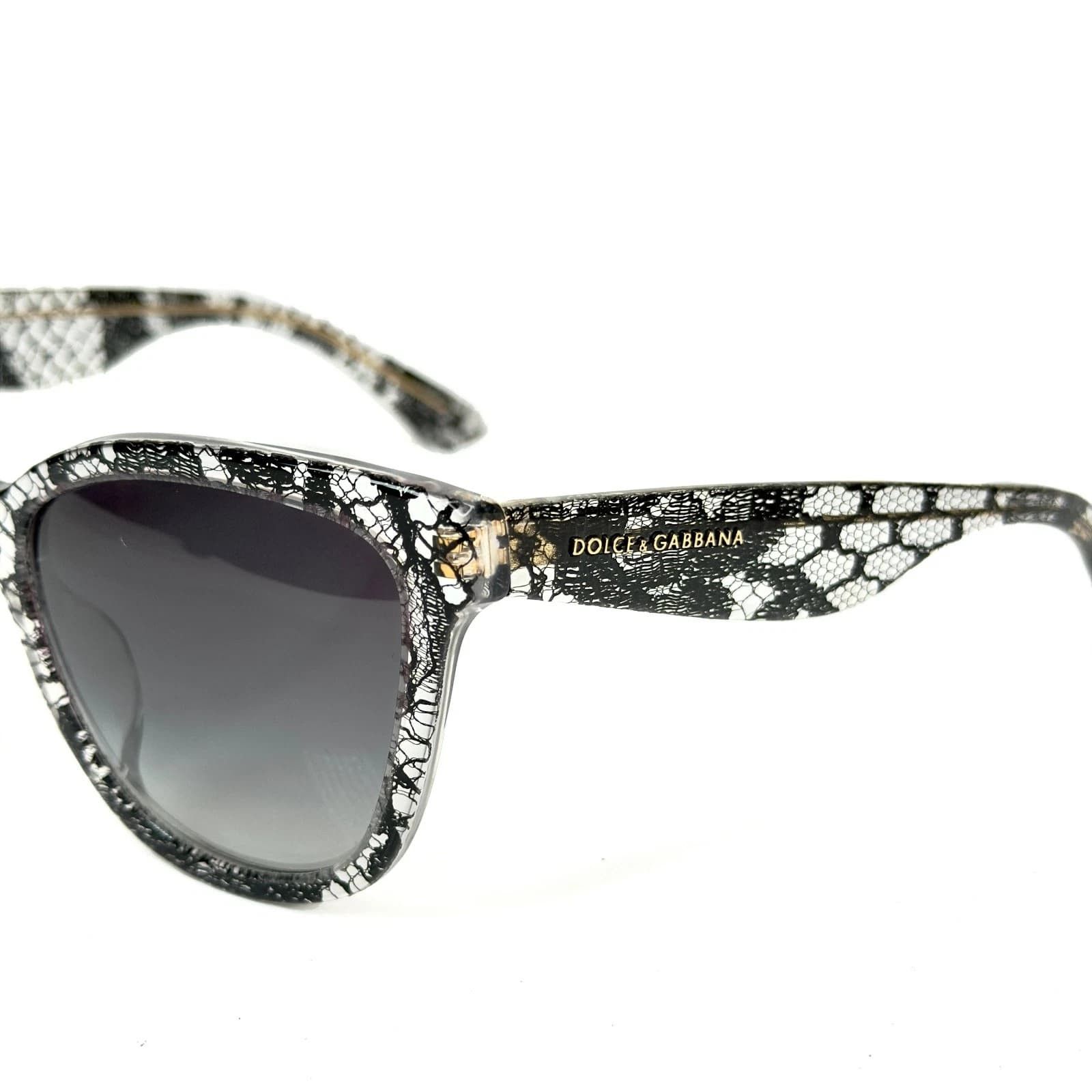 Dolce & Gabbana Dolce & Gabbana DG4190 4190 BLACK LACE Sunglasses Authentic Size ONE SIZE - 4 Thumbnail