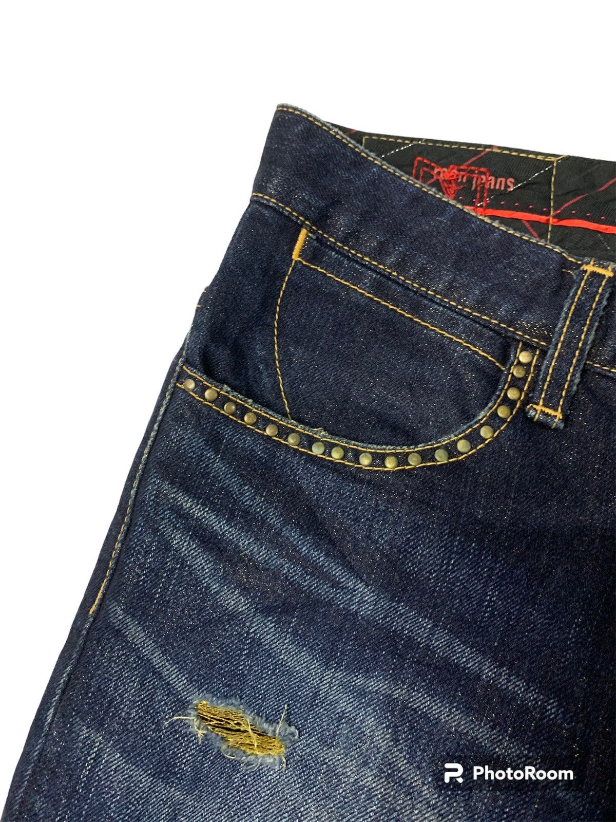 Japanese Brand × Roen Reon Mastermind x bobson Skull Jeans Size US 31 - 7 Thumbnail