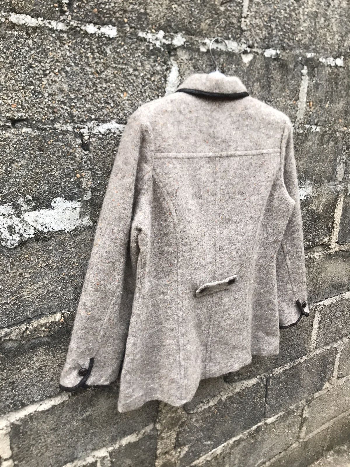 Japanese Brand × Kansai Yamamoto × Vintage ⚡️Vintage Kansai Yamamoto Wool Mohair Button Jacket Size S / US 4 / IT 40 - 13 Thumbnail