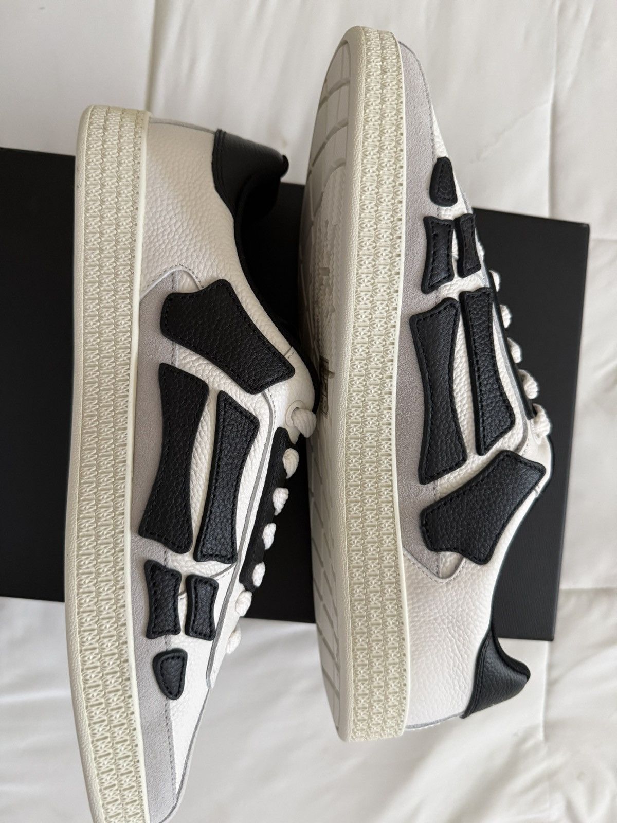 Amiri Amiri Pacific bones leather sneakers Size US 12 / EU 45 - 3 Thumbnail