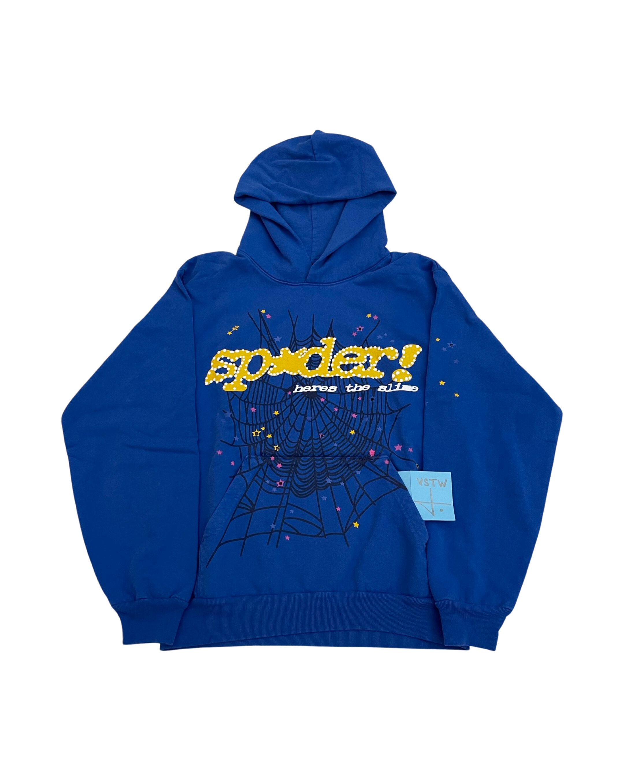 Spider Worldwide Sp5der TC Blue Hoodie (Spider Worldwide) | Grailed