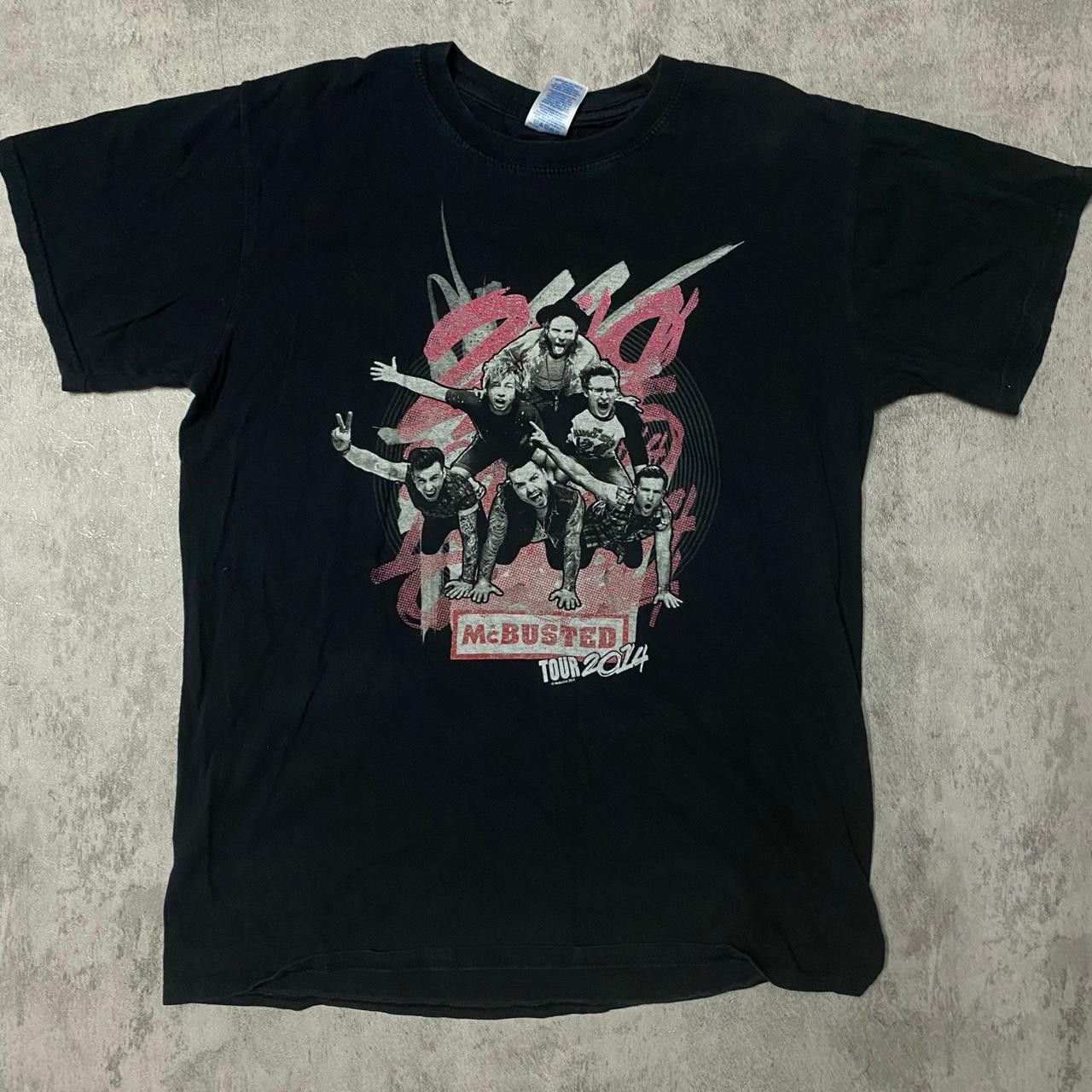 Gildan McBusted 2014 black and red band tee #McBusted Size US M / EU 48-50 / 2 - 1 Thumbnail