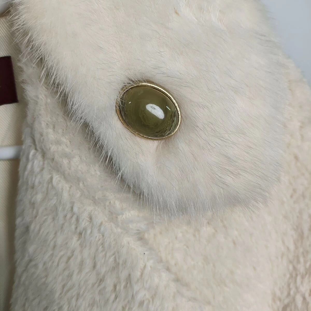 Max Mara MaxMara White Wool Coat Size M / US 6-8 / IT 42-44 - 3 Thumbnail