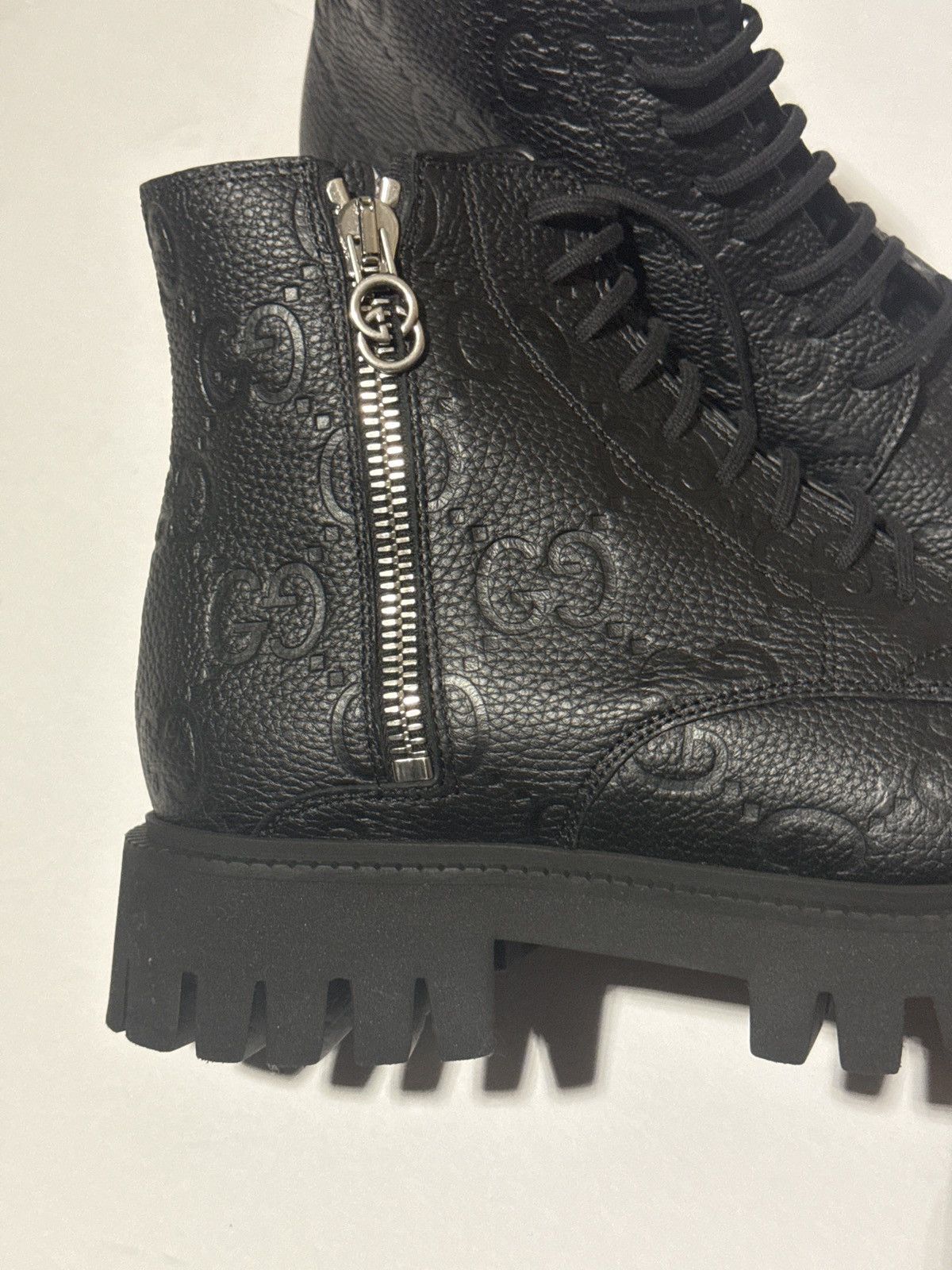 Gucci Gucci GG Leather Boots Size US 10.5 / EU 43-44 - 2 Thumbnail