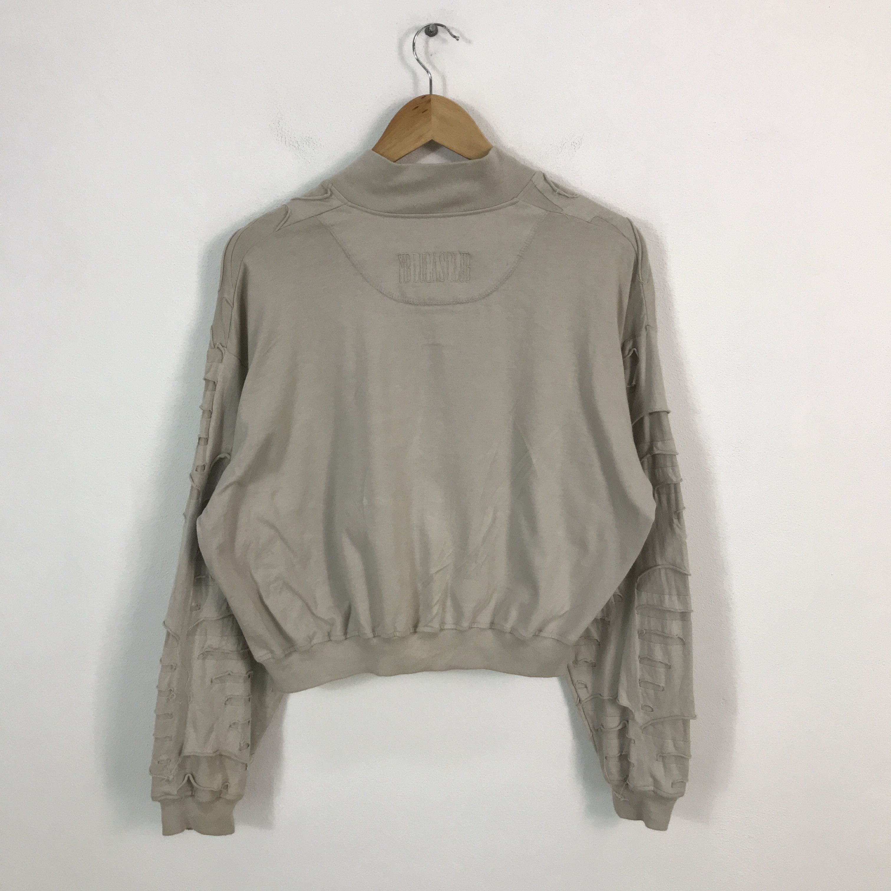 Japanese Brand Japan Distressed design mb lucas cropped Bomber jacket Size US L / EU 52-54 / 3 - 2 Thumbnail