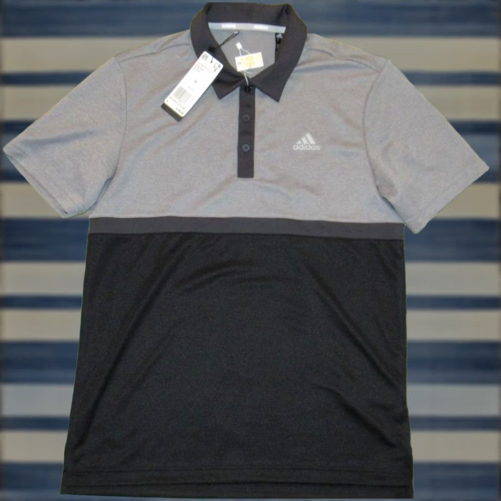 Adidas ADIDAS Black Grey Short Sleeve Polo Shirt Small NWT Size US S / EU 44-46 / 1 - 1 Thumbnail