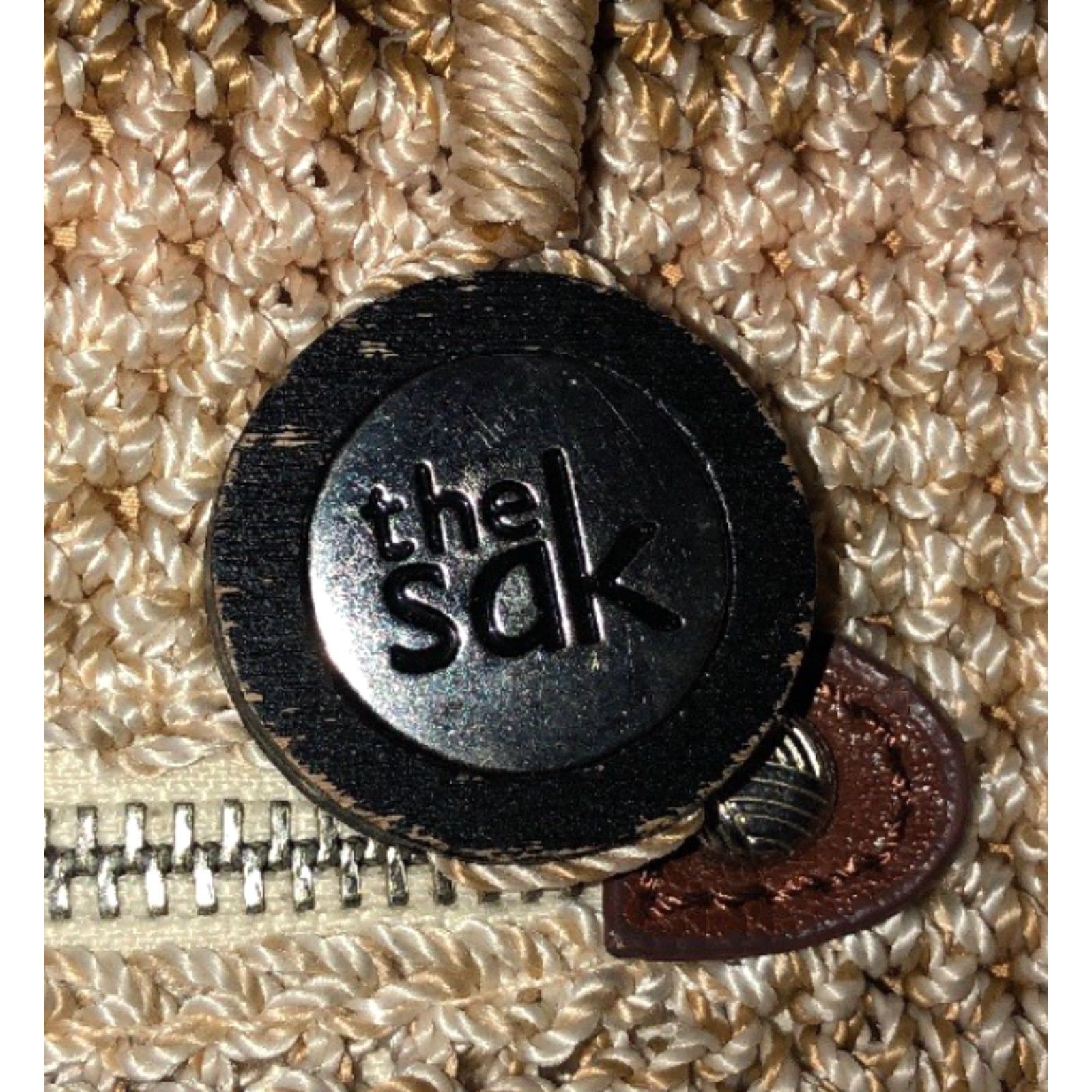 The Sak The Sak Beige KNIT Handbag Purse Size ONE SIZE - 2 Thumbnail