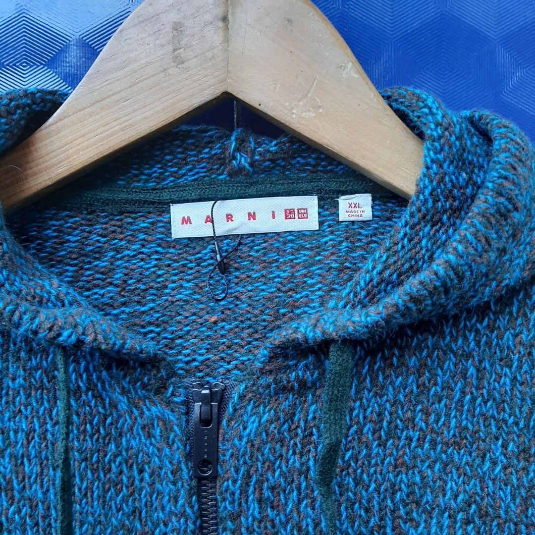 Marni Marni x uniqlo knit sweater hoodie Size US XL / EU 56 / 4 - 4 Thumbnail