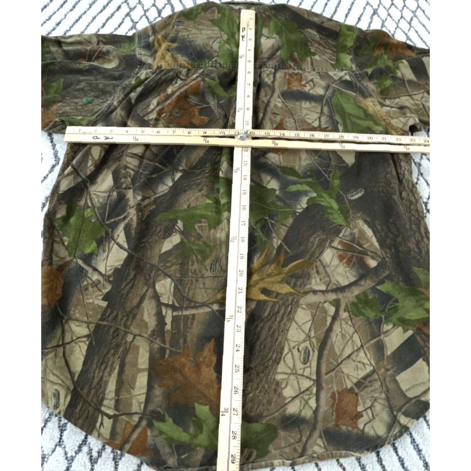 Realtree VINTAGE Wells Creek Camouflage Button-Up Shirt Men L Brown Cotton Flannel RealTree Hardwoods 90s/2000s Modern Preppy Dad Casual Workwear Mens Size US L / EU 52-54 / 3 - 5 Thumbnail