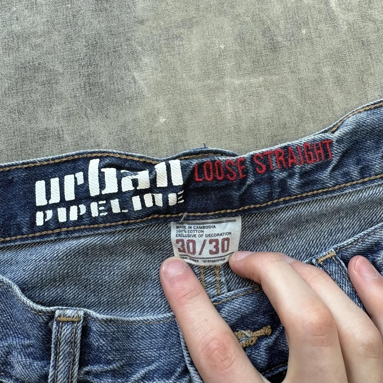 Urban Pipeline Vintage Y2K Urban Pipeline Baggy Wide Leg Grunge Skate Jeans Size US 30 / EU 46 - 3 Thumbnail