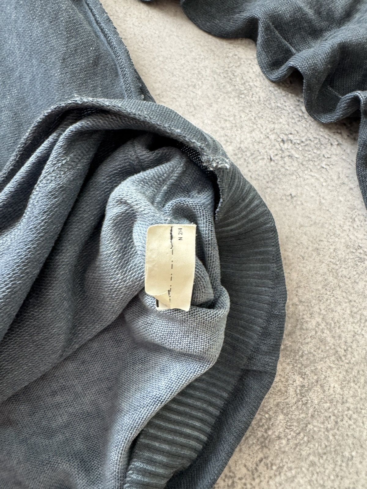 Benetton Benetton Avangard Distressed Zip Hoodie size L Size US L / EU 52-54 / 3 - 6 Thumbnail