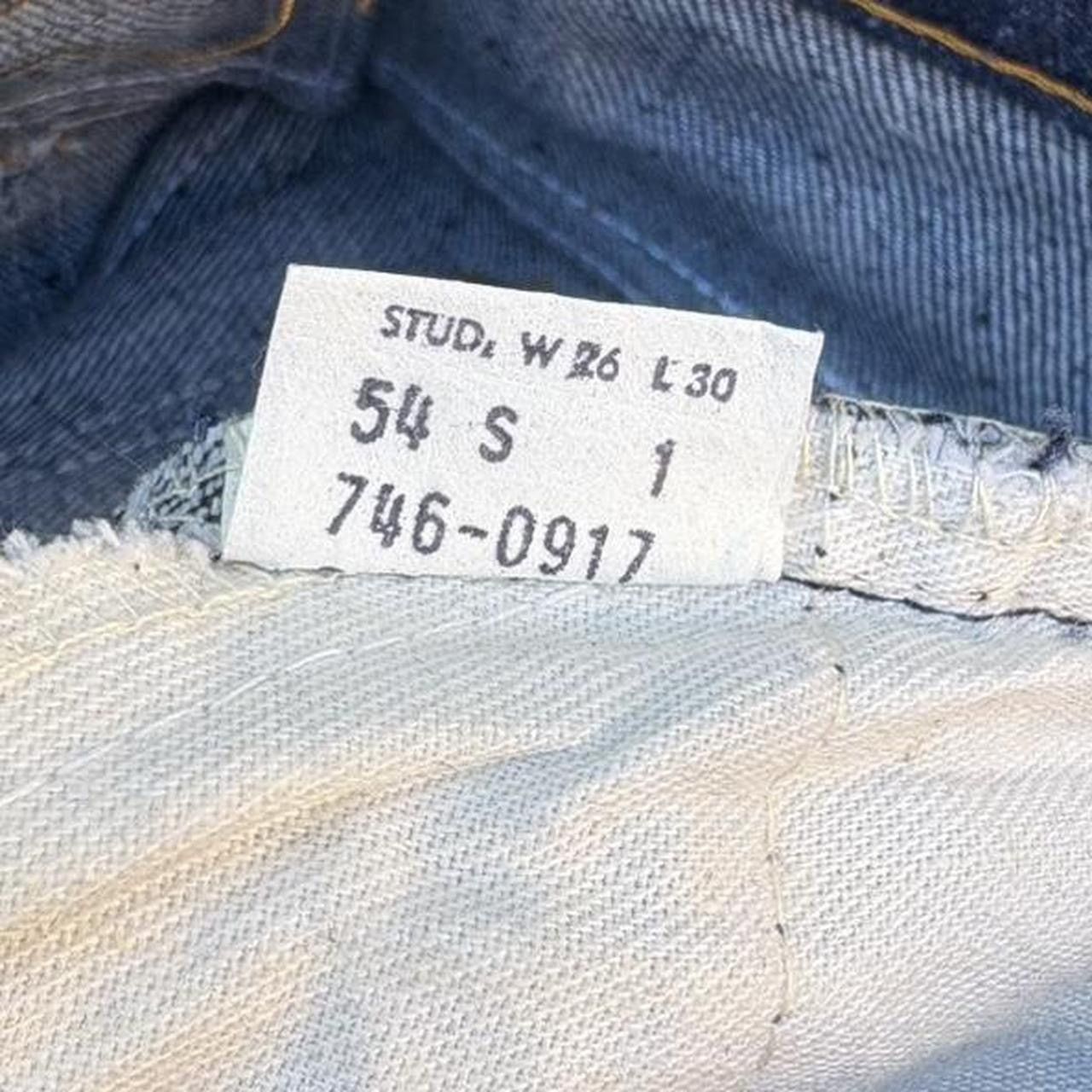 Levi's Vintage 70s Levi’s Deadstock Orange Tab Student Bellbottoms Size 26" / US 2 / IT 38 - 5 Thumbnail