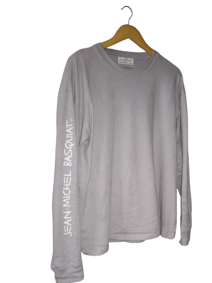 Jean-Michel Basquiat × Vintage Jean Michel Basquiat Longsleeve T shirt Size US L / EU 52-54 / 3 - 4 Thumbnail