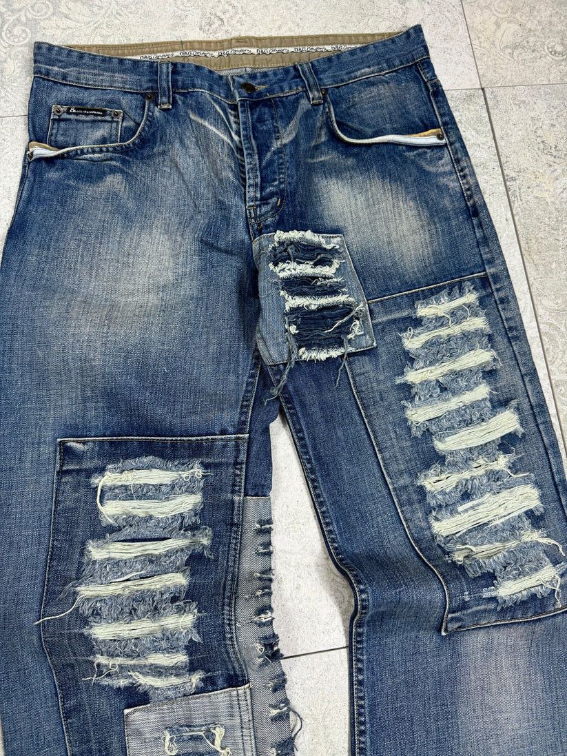 Dolce & Gabbana Dolce&Gabbana Patch Vintage Jeans Size US 36 / EU 52 - 2 Thumbnail