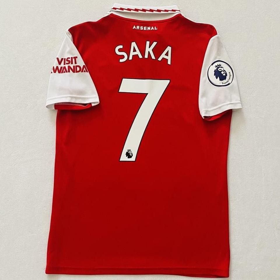 Adidas Arsenal Saka 2022 23 home Premier League jersey Size US M / EU 48-50 / 2 - 1 Thumbnail