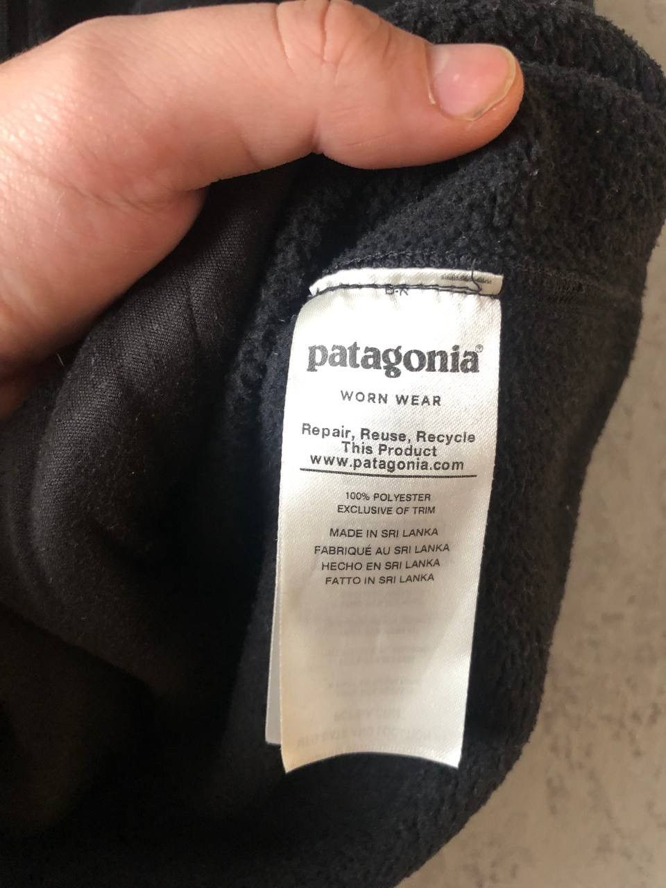 Patagonia PATAGONIA BLACK ZIP FLEECE JACKET Size US M / EU 48-50 / 2 - 6 Thumbnail