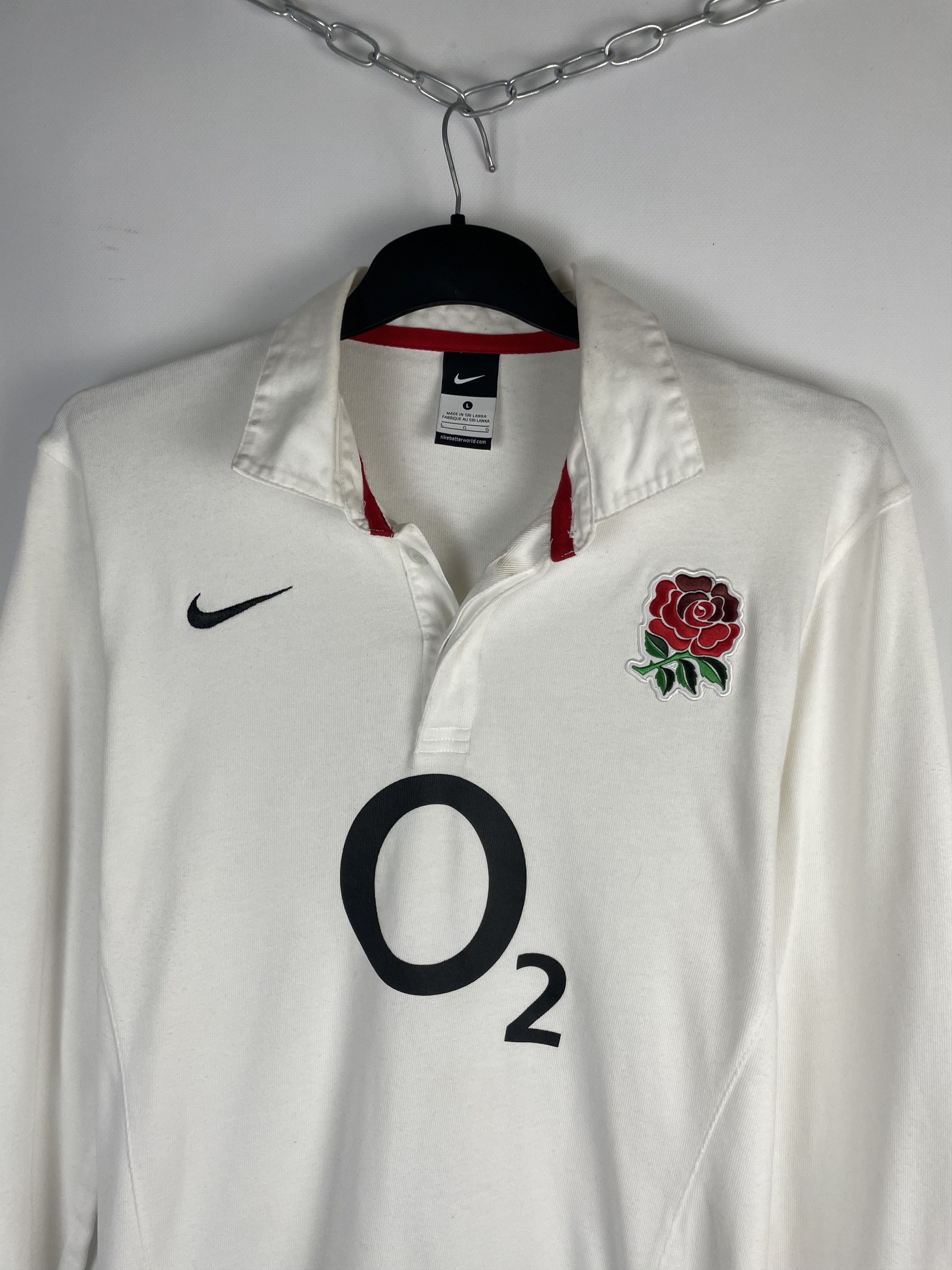 Nike Vintage England Rugby League Nike O2 Long-sleeve T-shirts Size US L / EU 52-54 / 3 - 4 Thumbnail