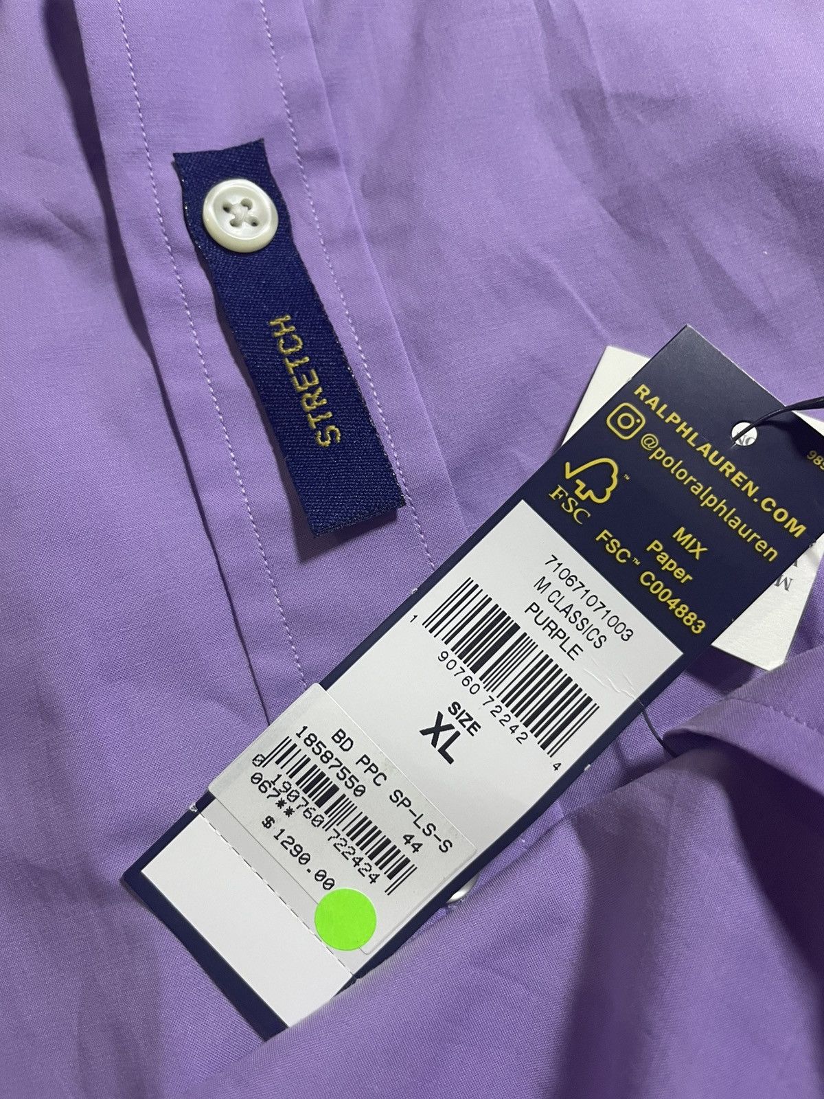 Polo Ralph Lauren POLO RALPH LAUREN SLIM FIT STRETCH. BRANDNEW Size US XL / EU 56 / 4 - 4 Thumbnail