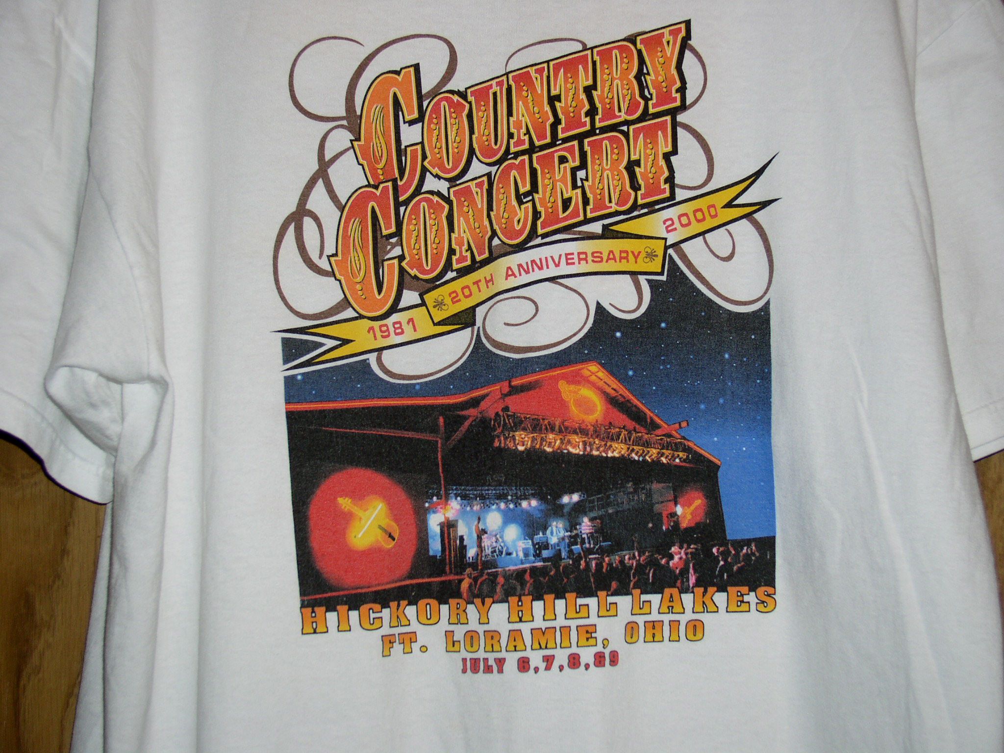 Vintage Brad Paisley Concert Shirt 2005 Country Concert Fort Loramie Size US XXL / EU 58 / 5 - 7 Thumbnail