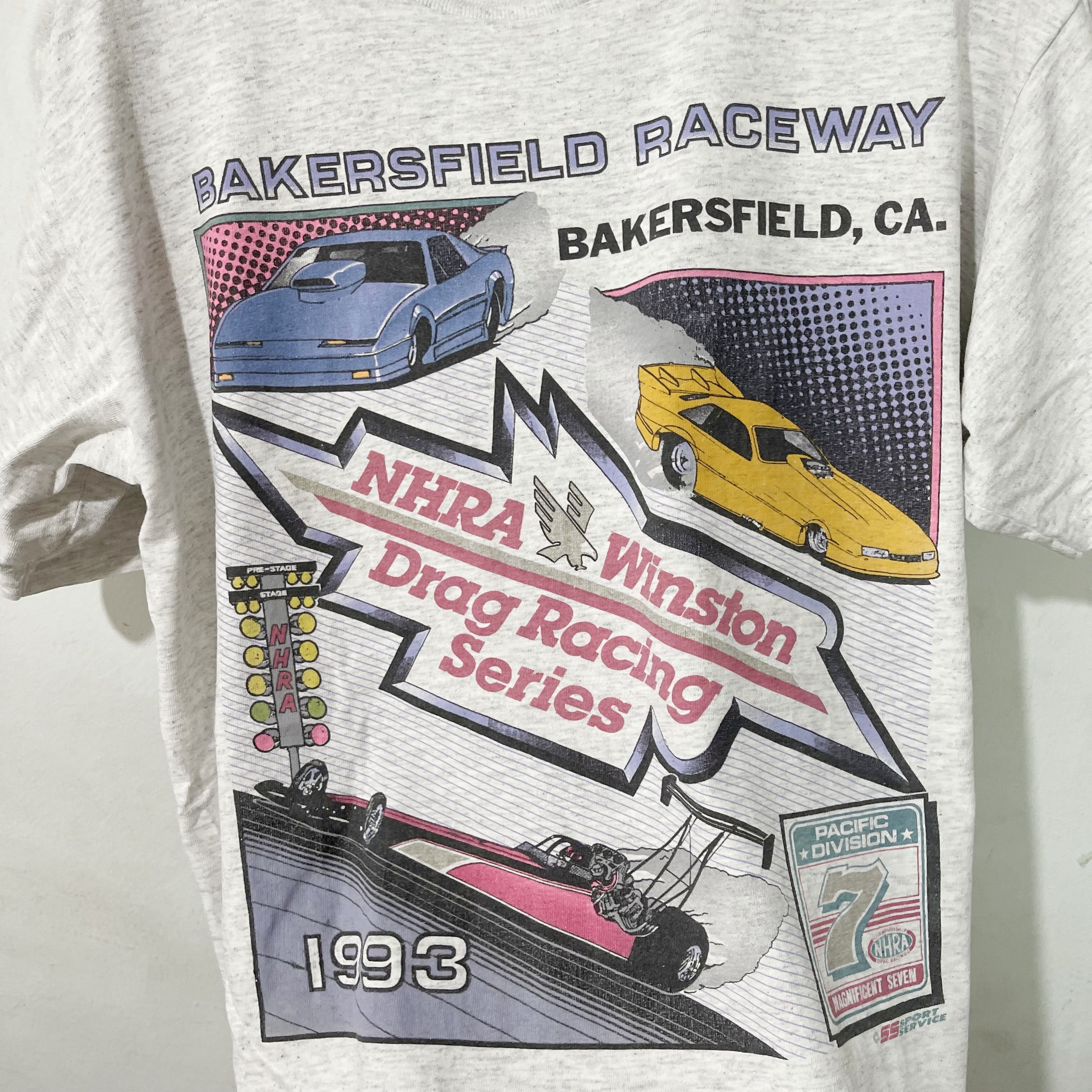 NASCAR Vintage 1993 NHRA Winston Drag Racing Series Shirt Size US L / EU 52-54 / 3 - 2 Thumbnail