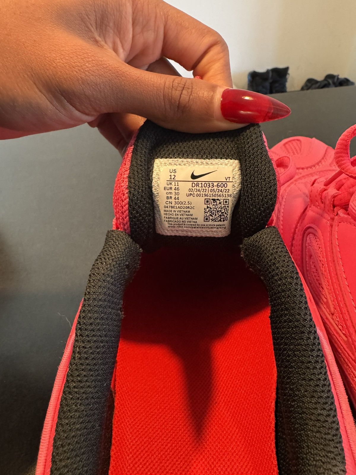 Nike × Supreme Nike x Supreme Airmax 98 Pink Size US 12 / EU 45 - 9 Thumbnail