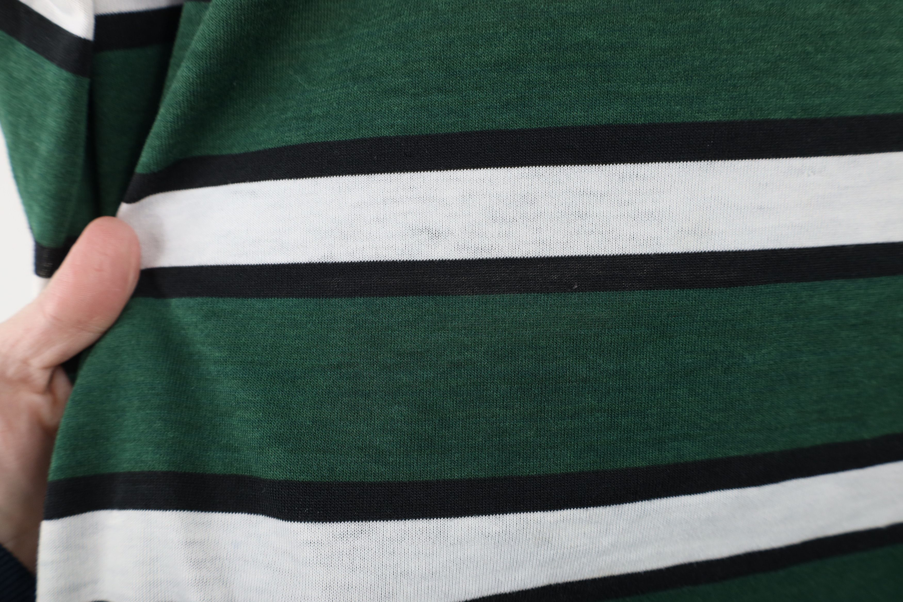 Vintage Vintage 90s Streetwear Faded Soft Striped Henley T-Shirt Size M / US 6-8 / IT 42-44 - 7 Thumbnail