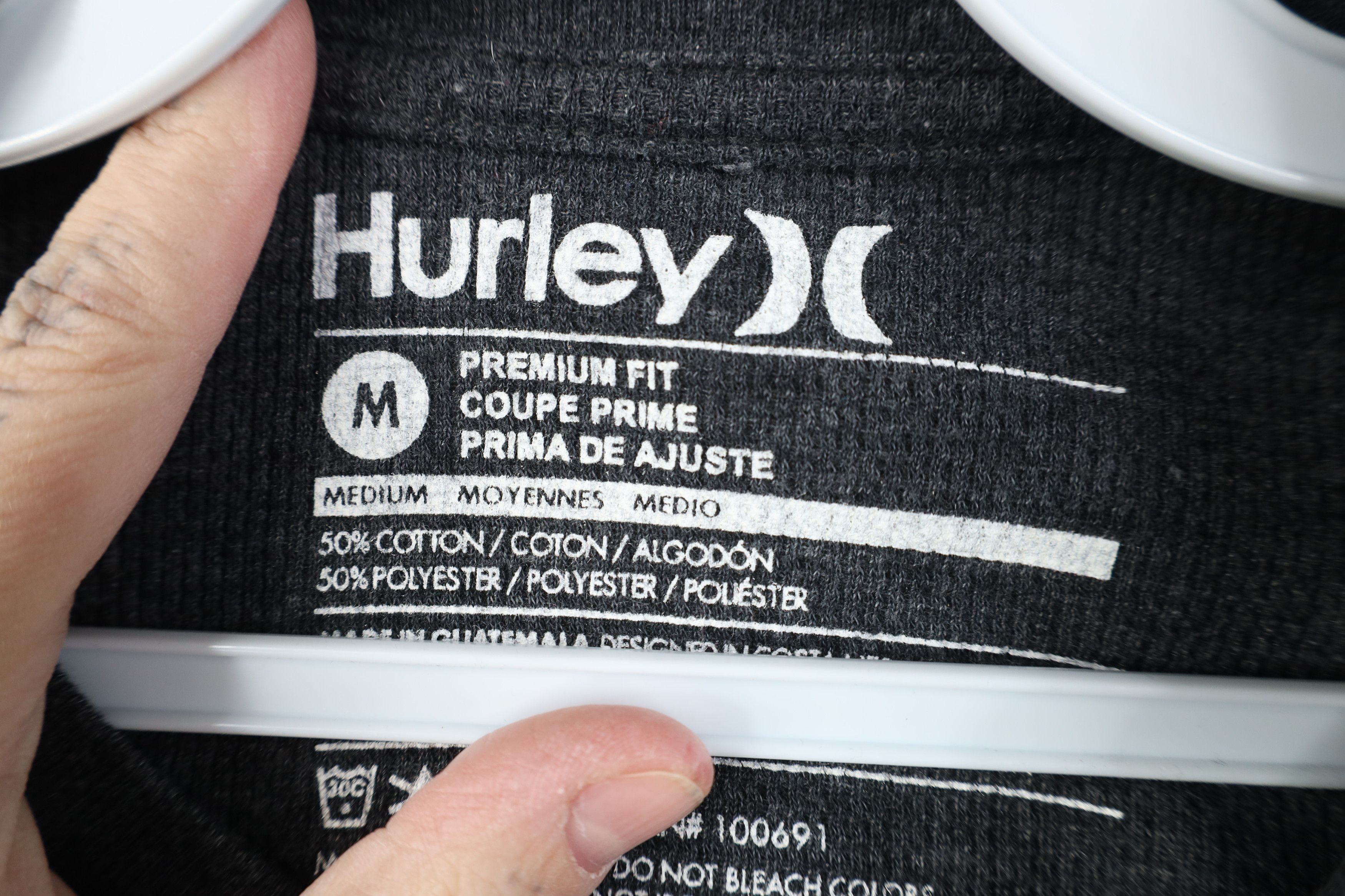 Hurley Vintage Y2K Hurley Surfing Spell Thermal Waffle Knit T-Shirt Size US M / EU 48-50 / 2 - 8 Thumbnail