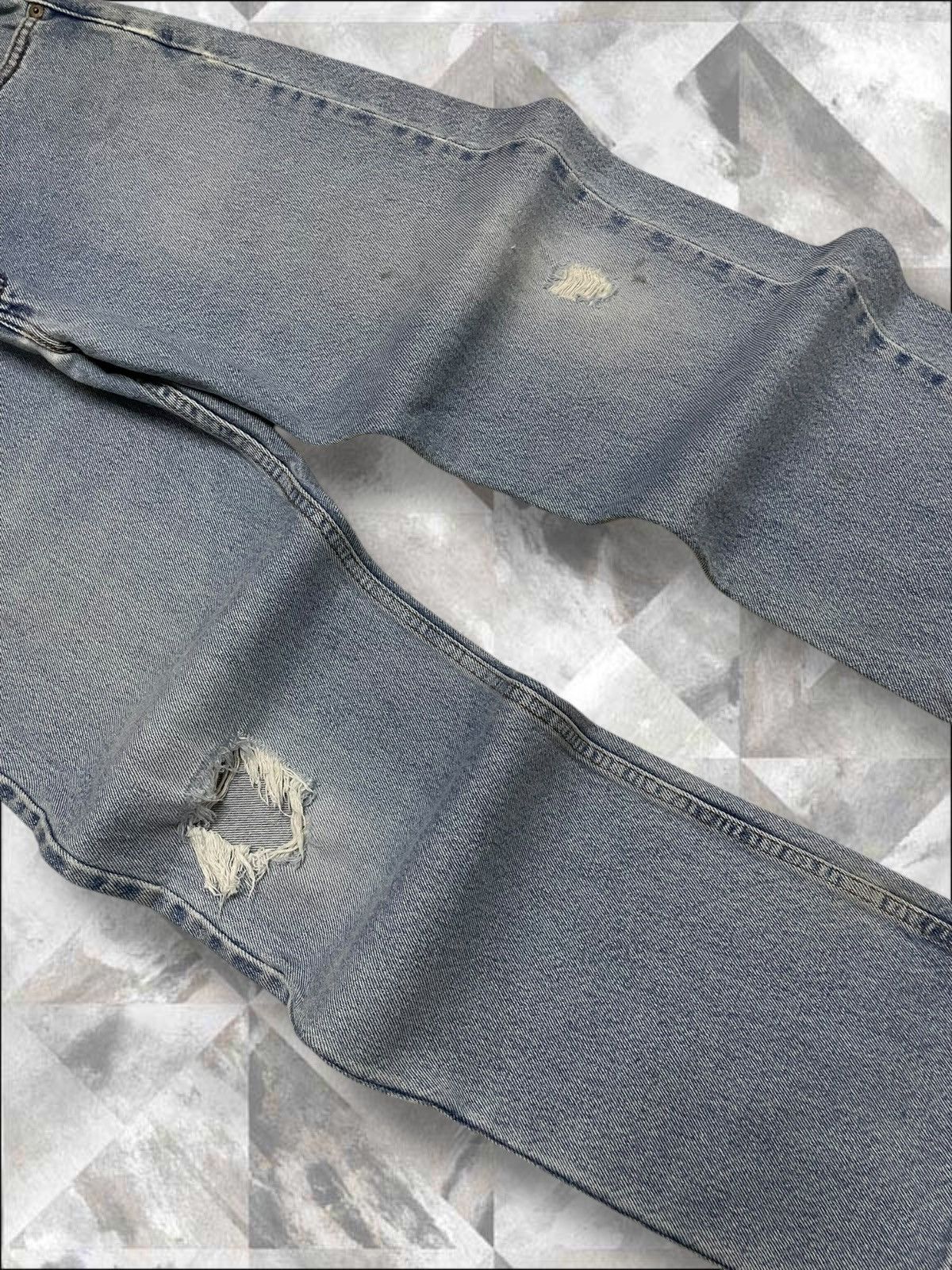 Levi's Vintage Clothing Vintage Designer Levis 505 Distressed Cloud Blue Denim Size US 30 / EU 46 - 6 Thumbnail
