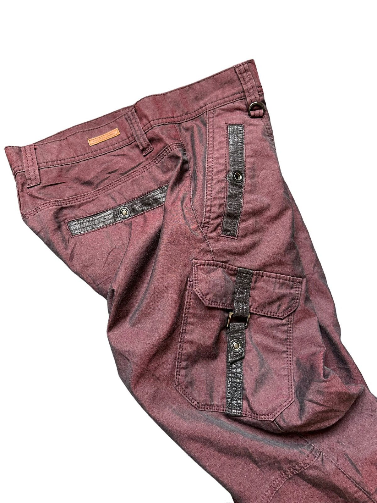 If Six Was Nine [33 x 42] Y2k NCFM gasmask j-rock Gothic cargo pant Size US 33 - 5 Thumbnail