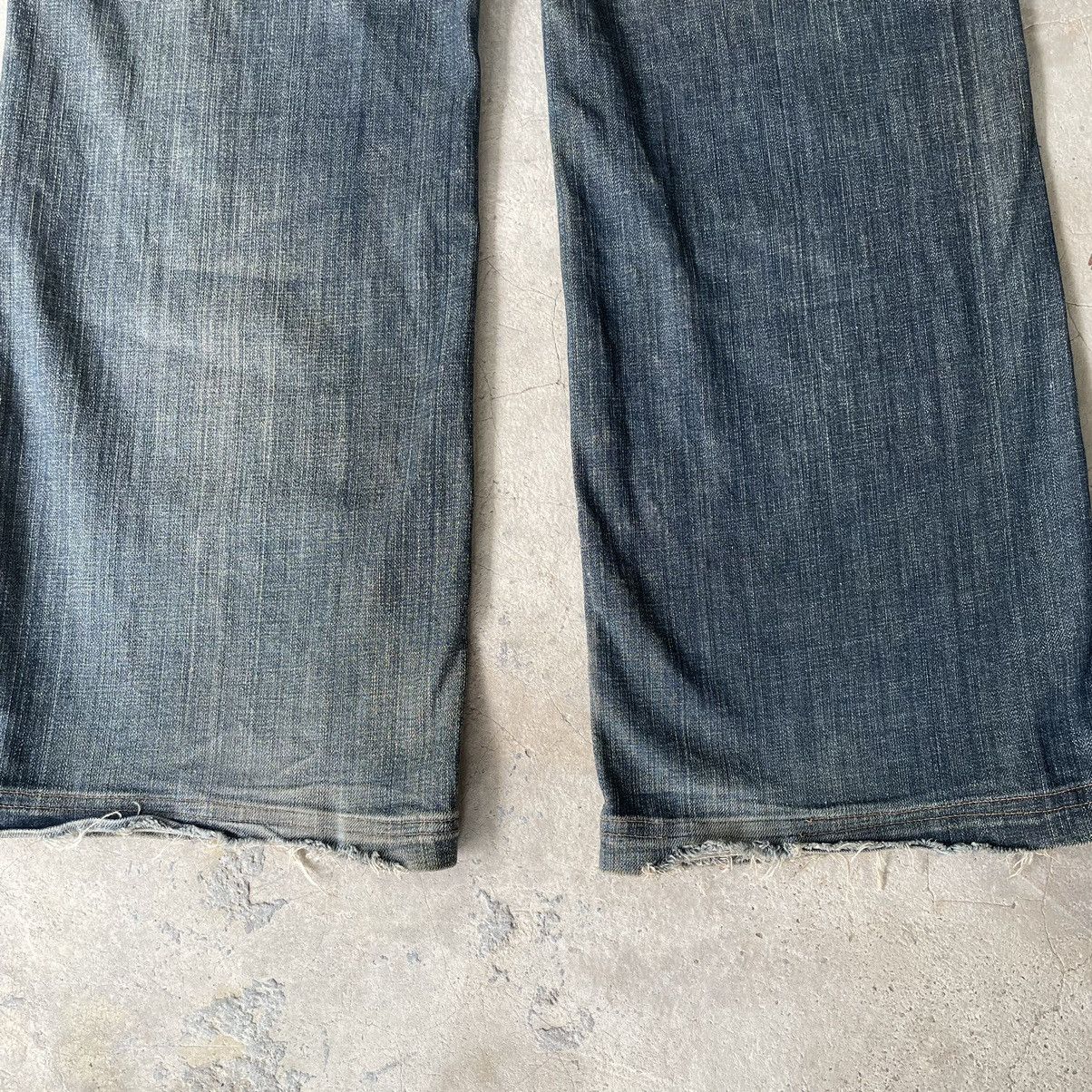Southpole Y2K CRUX DENIM BAGGY BUCKLE DISTRESSED JEANS LONDON FLAG Size US 32 / EU 48 - 20 Thumbnail
