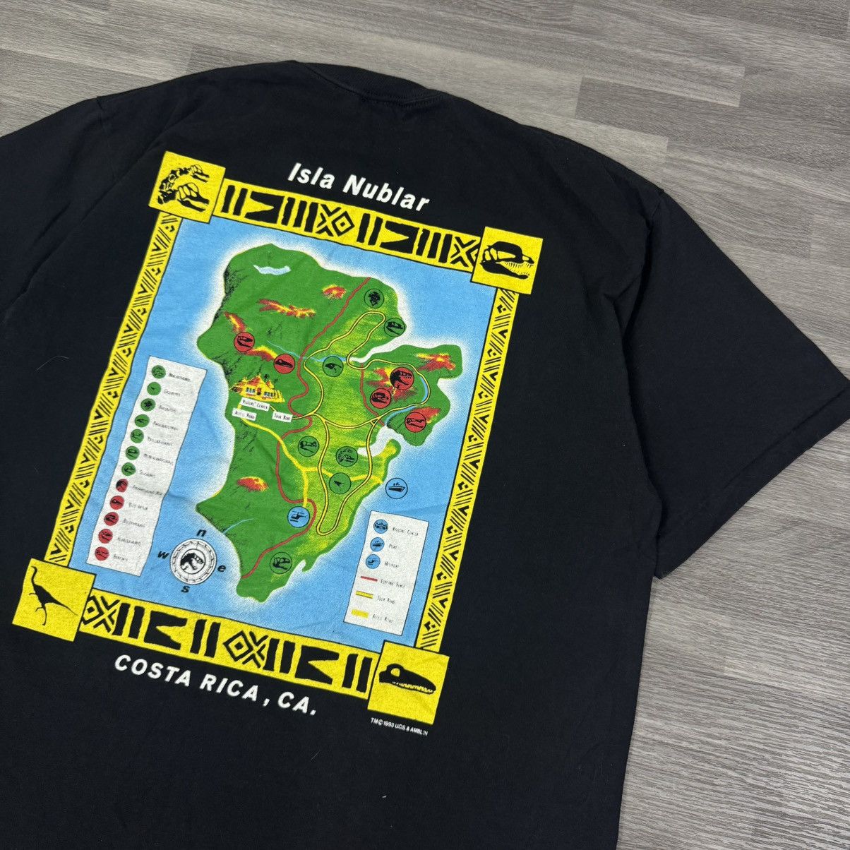 Vintage Rare 🔥 Vintage 1993 Jurassic Park “Island Tour” Tee Size US L / EU 52-54 / 3 - 5 Thumbnail