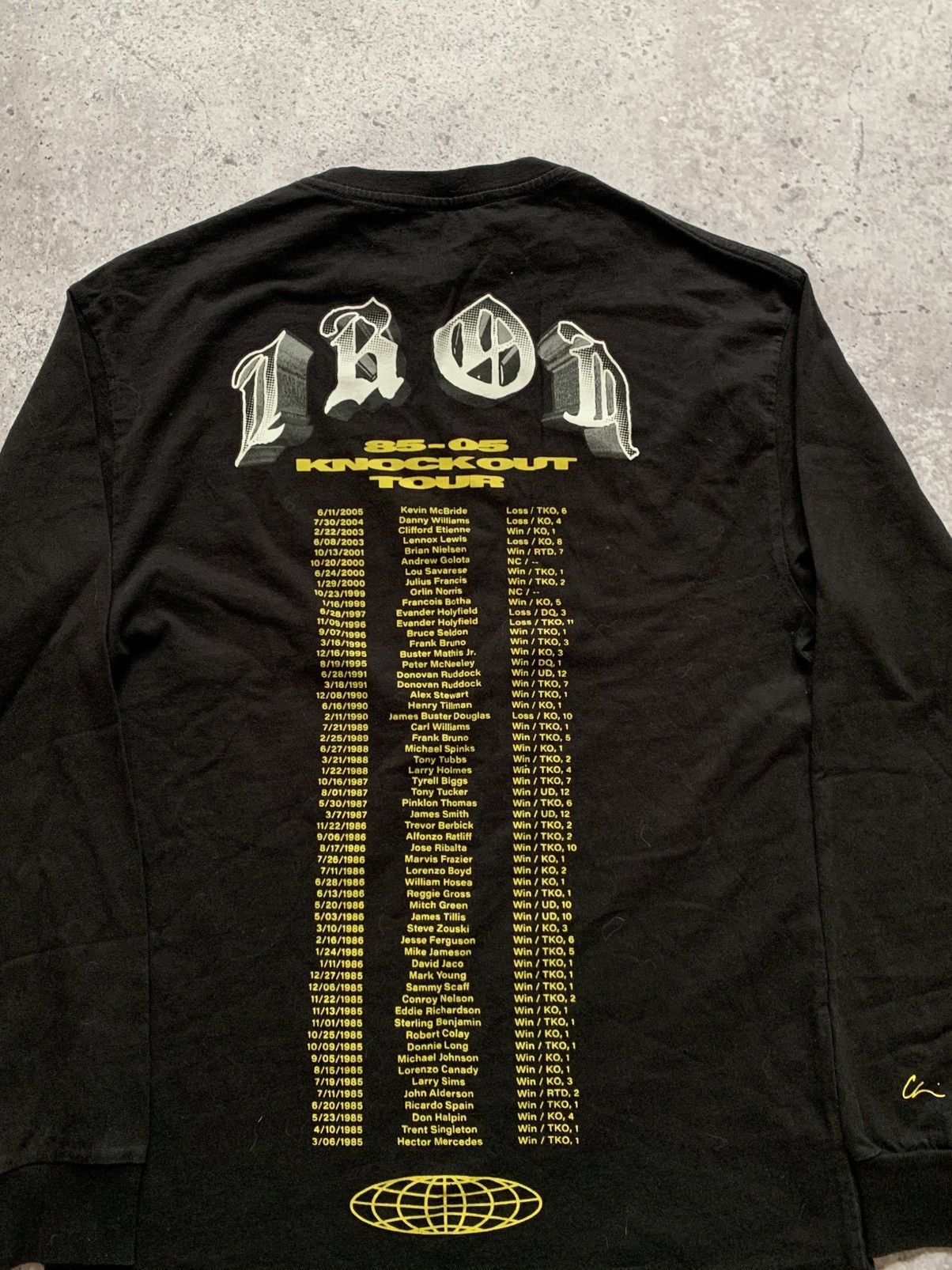 Vintage 🔥MIKE TYSON THE PEOPLE CHAMP 00’S TOUR LONG SLEEVE TSHIRT Size US M / EU 48-50 / 2 - 6 Thumbnail