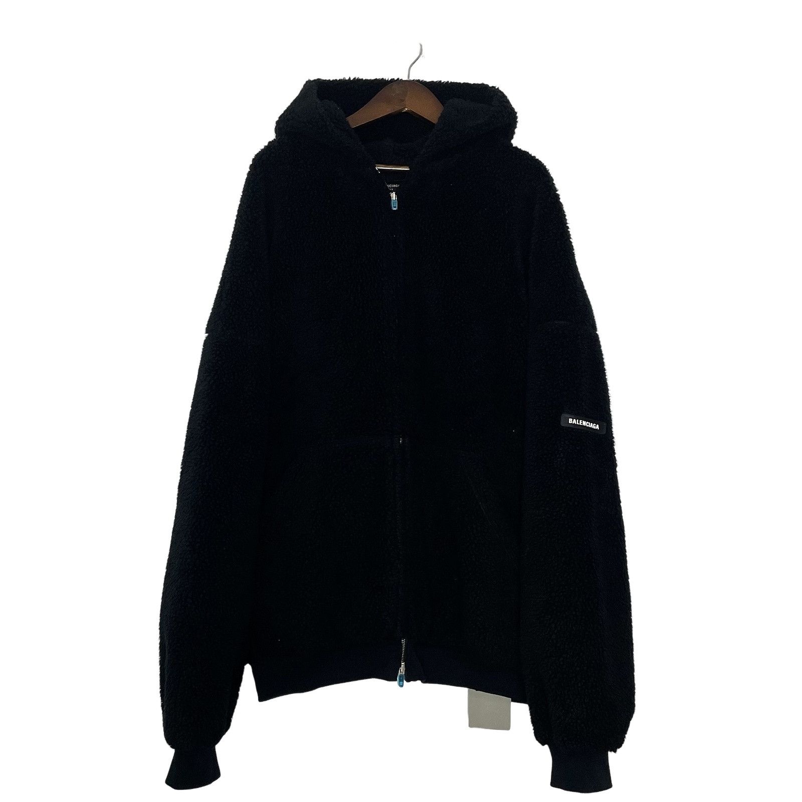 Balenciaga Balenciaga tab worn out zip up hoodie | Grailed
