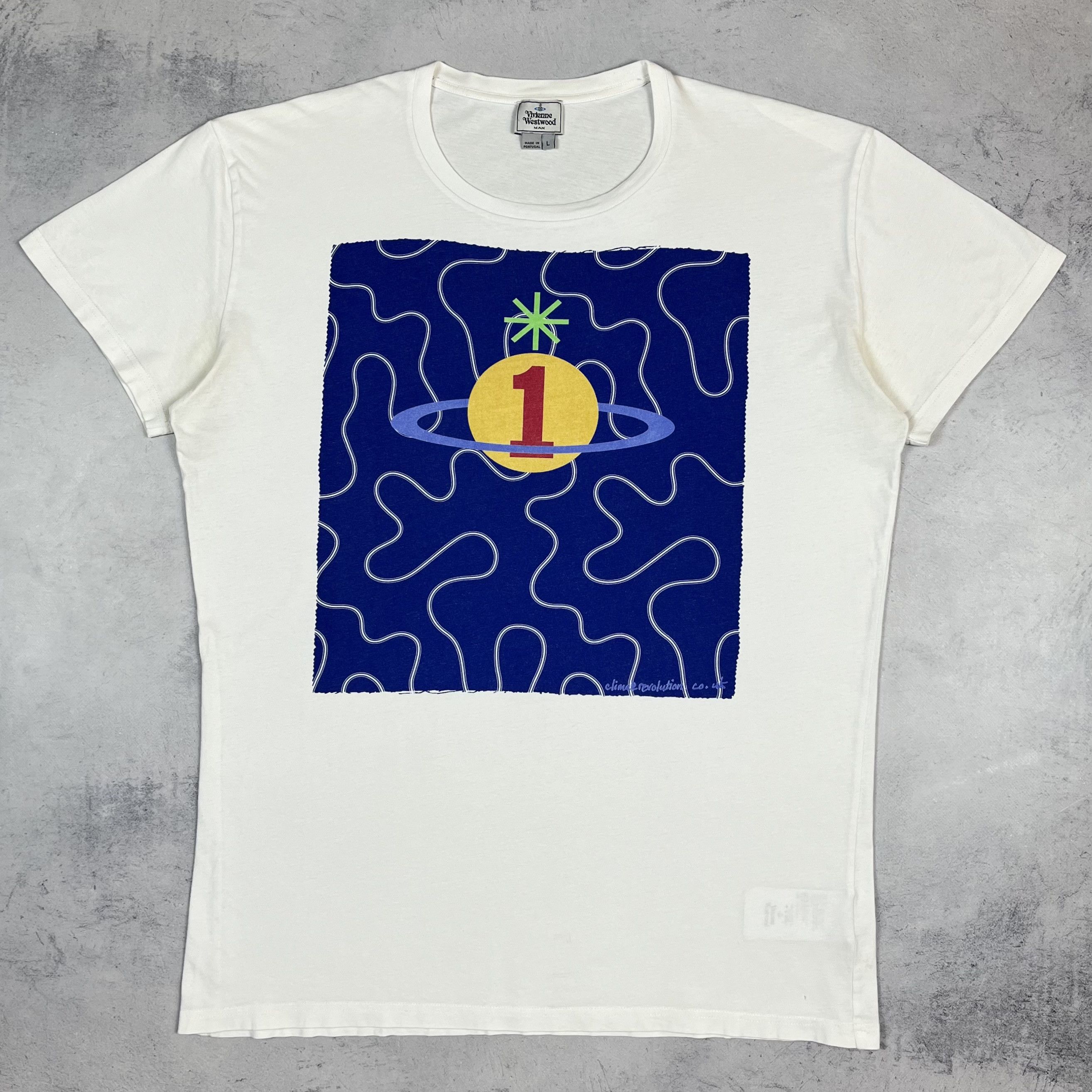 Vivienne Westwood Vivienne Westwood Y2K Orb Big Logo T Shirt Size US L / EU 52-54 / 3 - 2 Thumbnail
