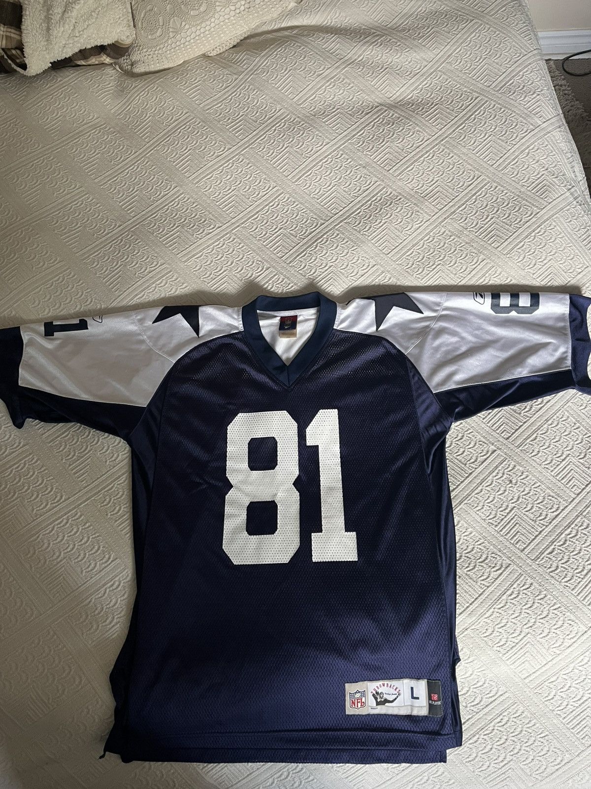 NFL Terrell Owens Dallas Cowboys Vintage Jersey Size US L / EU 52-54 / 3 - 1 Thumbnail