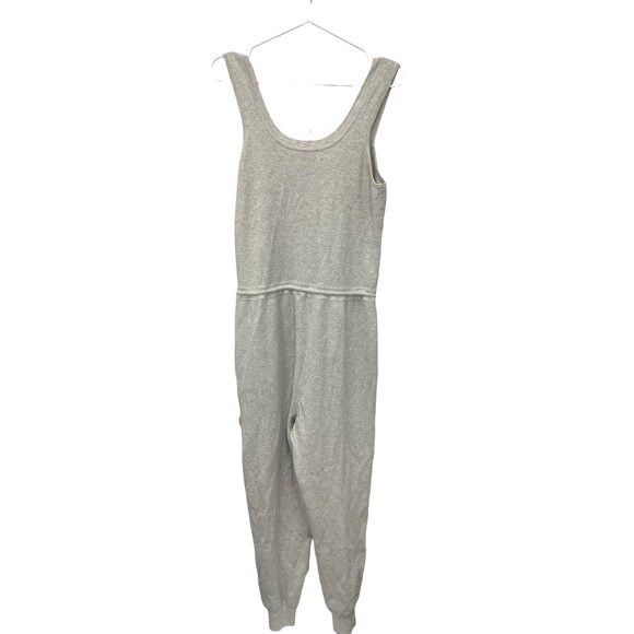 NAADAM Naadam Light Grey Sleeveless Jogger Jumpsuit Size 27" / US 4 / IT 40 - 4 Thumbnail