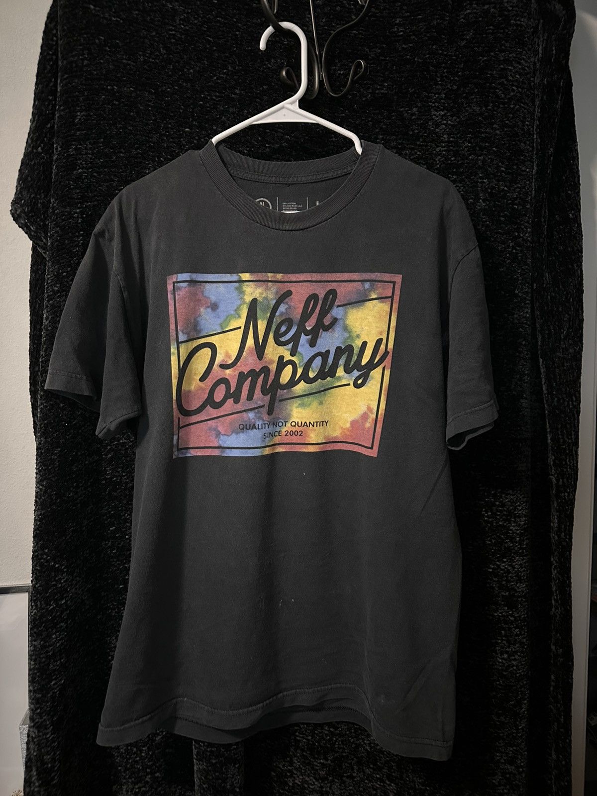 NEFF × Vintage Vintage y2k Neff Company black tee Size US L / EU 52-54 / 3 - 1 Thumbnail