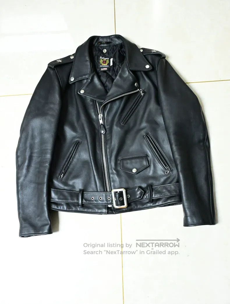 Schott Schott 613 leather jacket Japanese edition Size US L / EU 52-54 / 3 - 2 Thumbnail