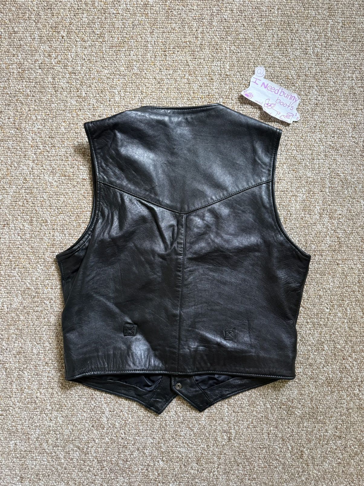 Leather Italian Leather Vest Size US M / EU 48-50 / 2 - 2 Thumbnail