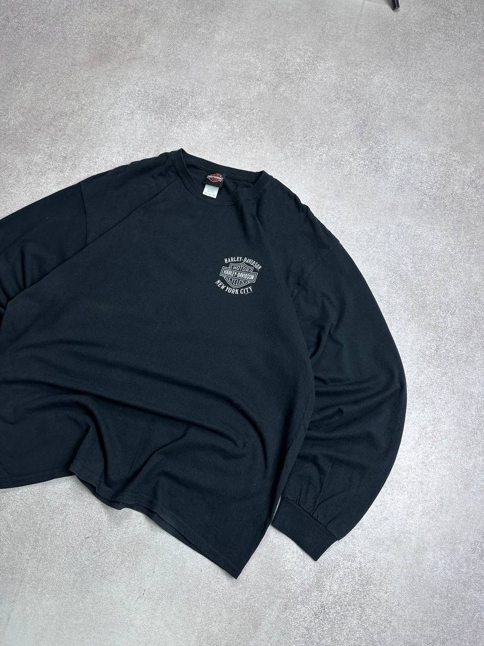 Harley Davidson Vintage Harley Davidson NYC Moto Racing Longsleeve Shirt XL Size US XL / EU 56 / 4 - 5 Thumbnail