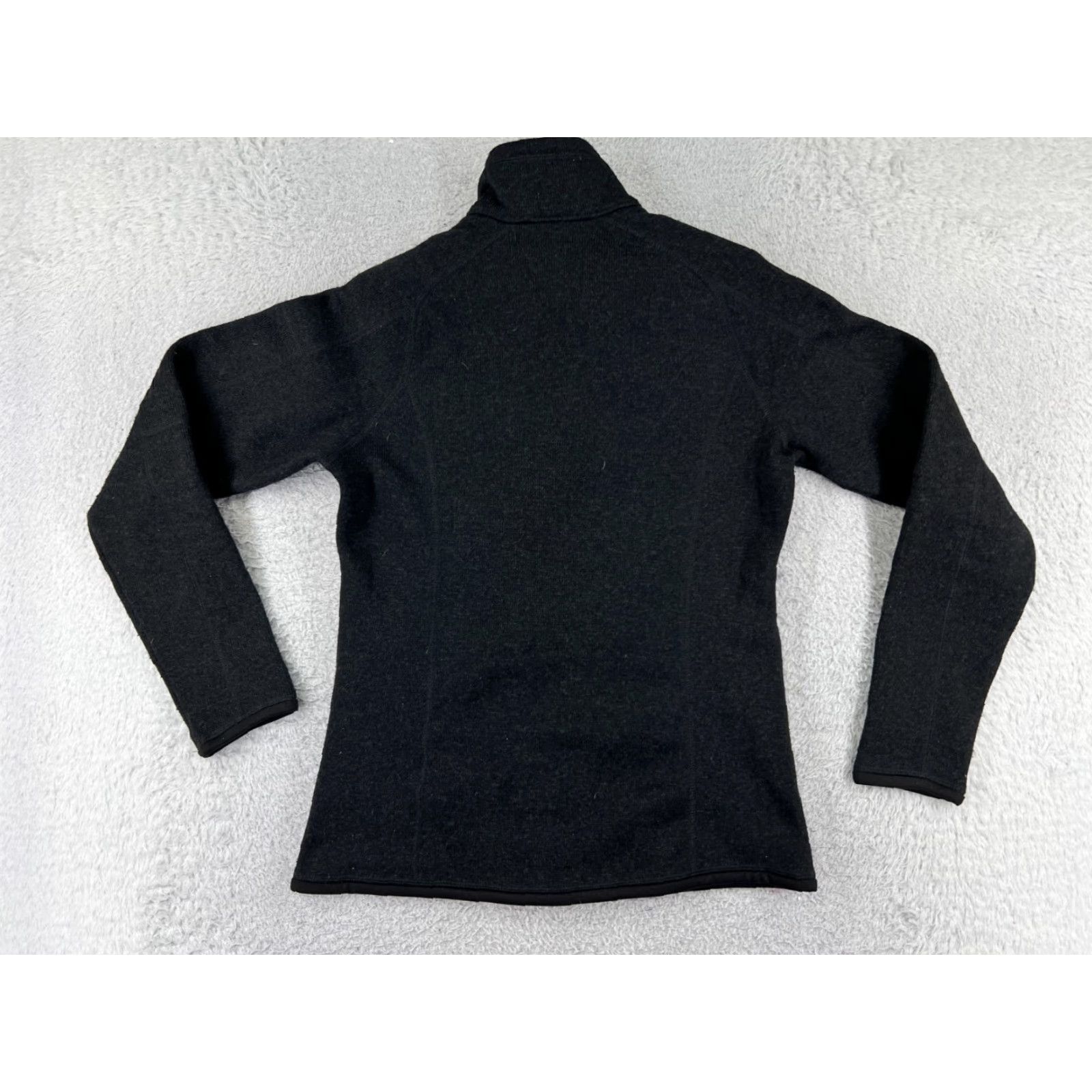 Patagonia Patagonia Womens Jacket Gray Zip Mock Neck Fleece Cozy All Seasons Logo Embroidered Size M / US 6-8 / IT 42-44 - 2 Thumbnail