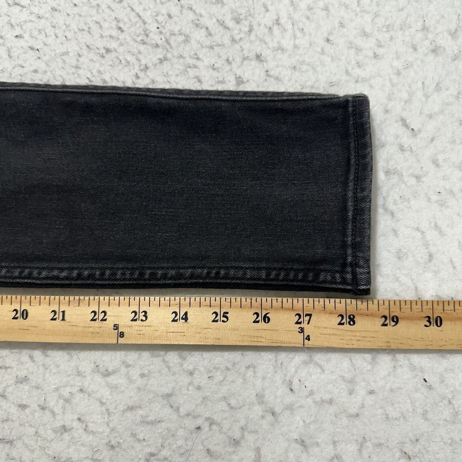 Hollister Hollister 29x28 Skinny Stretch Black Denim Jeans Mid Rise Size 28" / US 6 / IT 42 - 10 Thumbnail